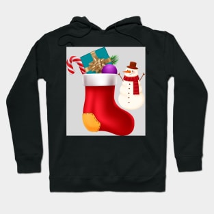 Christmas  Snowmen With Shocks Hoodie